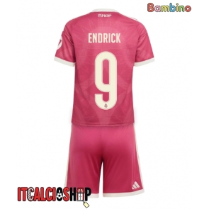 Real Madrid Endrick #9 Terza Maglia Bambino 2026-27 Manica Corta (+ Pantaloni corti)